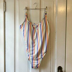 Andie The Amalfi One Piece Eco Summer Stripe Classic XXL